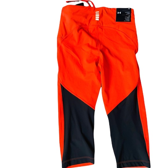 NWT Women's Under Armour Fly Fast Capri Orange Medium - Picture 11 of 11